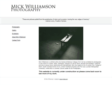 Tablet Screenshot of mickwilliamson.com
